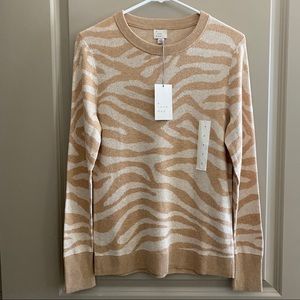 A New Day Zebra Print Sweater